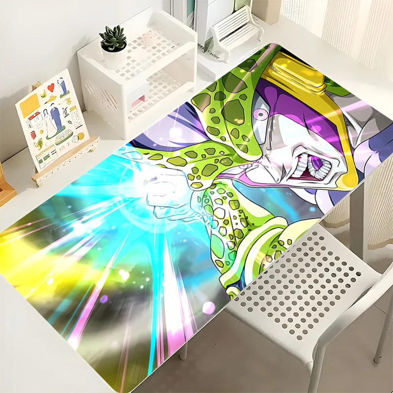 

Mouse Pad PC Accessories Keyboard Pad Office Desk Mat Anti Slip Mousepad Large Gaming Mats Dragon Ball Cell Rubber Extended Pad
