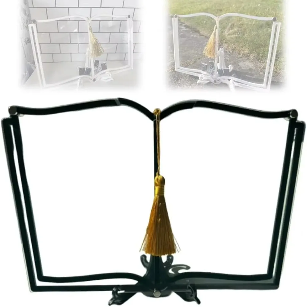 

Креативная акриловая книжная полка, прозрачная практичная подставка для книг, черный/белый декор, вертикальная организация, полка, стол