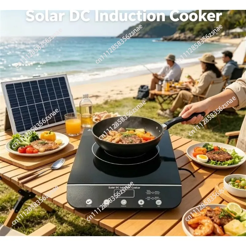 48V cooker solar system high quality 600 watt infrared electric stove ceramic panel household cooker