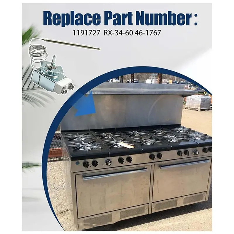 [НОВИНКА! A67Z] Сменный термостат для печей Outhbend Range Oven 234R, S24C, S24E, S36A, 171D, 171A и т.д. - Для RX-34-60, 1191727, для RX-Millivo