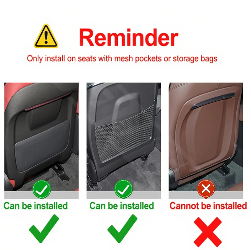 1pc Car Seat Back Storage Bag Rear Backrest Protection Anti-kick Pad For Chery Tiggo 7 4 8Pro Tiggo 5X 3X Arrizo 5 8 Omoda 5 view 6