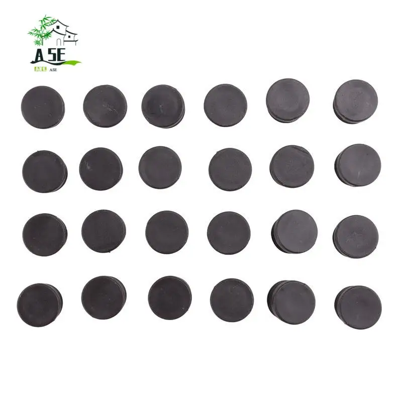 

A05E-24Pack Заглушка для ножек стула и стола диаметром 22 мм, круглая пластиковая крышка, вставленная трубка с резьбой для защиты пола и ударов