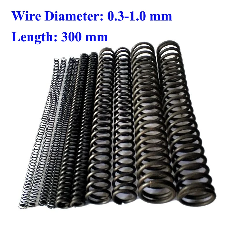 Spring Compression Y-shaped Strong Compressed Springs for Door Handle Wire Diameter 0.3-1mm Metal Steel Return Spring Length 300