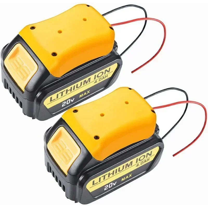 Para adaptadores de batería Dewalt 18V/20V potencia máxima DIY conector convertidor de batería 12AWG piezas de herramientas eléctricas para el hogar reemplazo