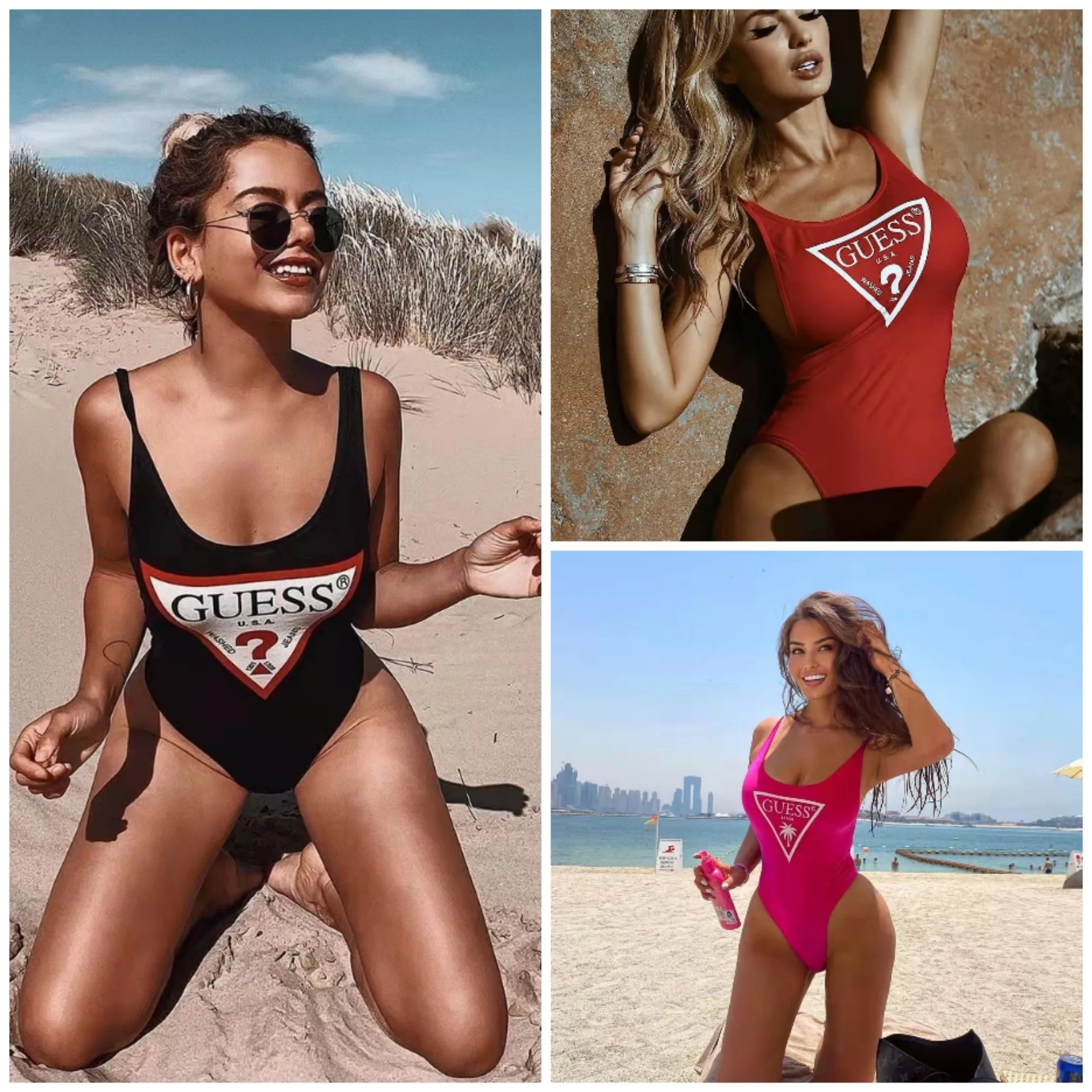 2023 New High Waist Sexy Swimsuit Women Summer Bathing Suit Bikini Set Plus Size Swimwear Women Beach Swimming Suit For Female