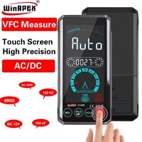 WINAPEX Touch Screen Fully Automatic Smart True RMS Digital Multimeter 6000 Count AC DC Ammeter Voltmeter VFC Transistor Tester