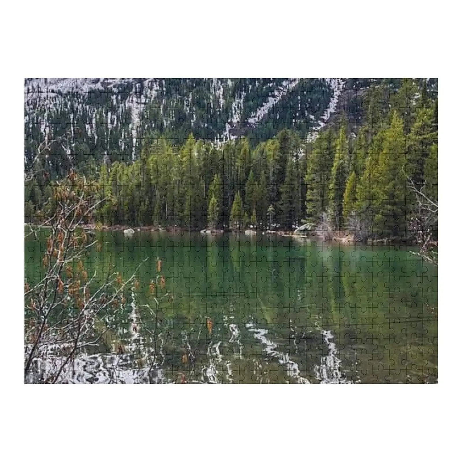 

Bigger Grand Teton National Park Landscape Jigsaw Puzzle Wood Name Customized Photo Puzzle