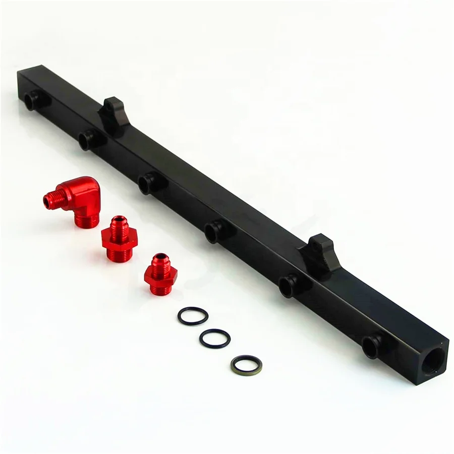 Hot Selling Fuel Rail For E36 E46 New Fuel Injectors Rail Kit Black