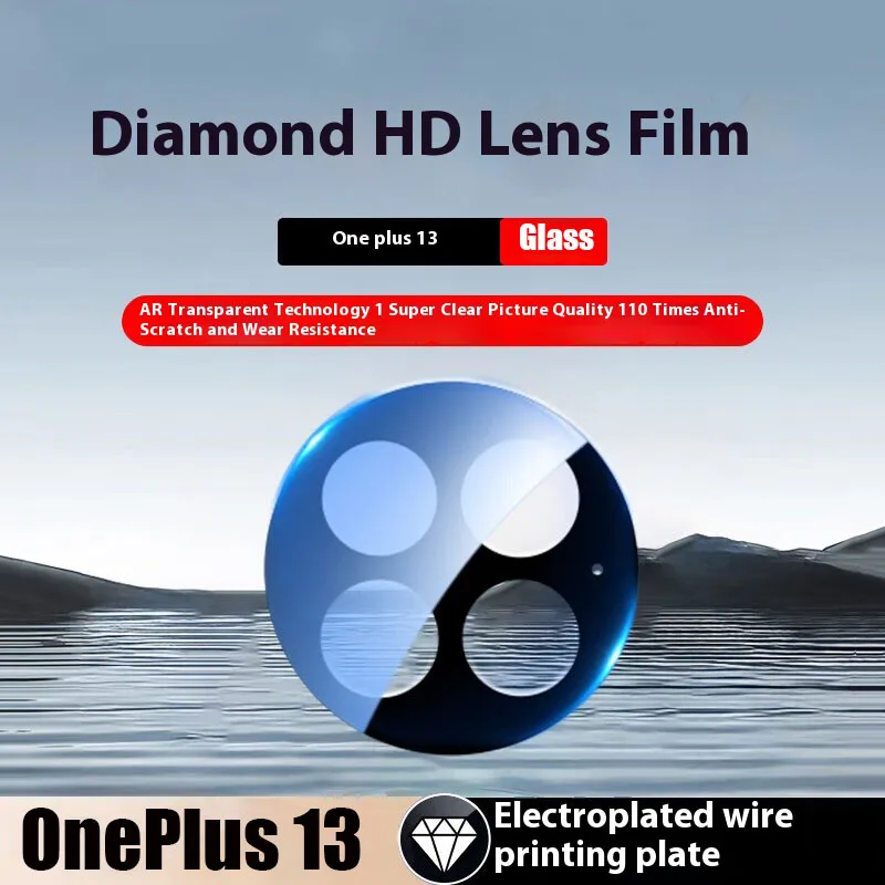 

For OnePlus 13 Black Camera Lens Screen Protectors for OnePlus 13 Back Tempered Glass Protective Film for One Plus 1+ 13