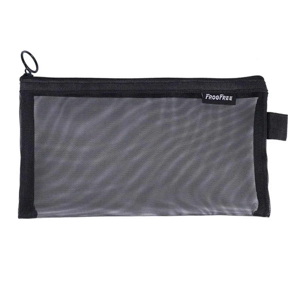 Ins Net Pen Bag Korean Version High Appearance Level Pencil Bag Large Capacity Multifunction Stationery Storage Bag