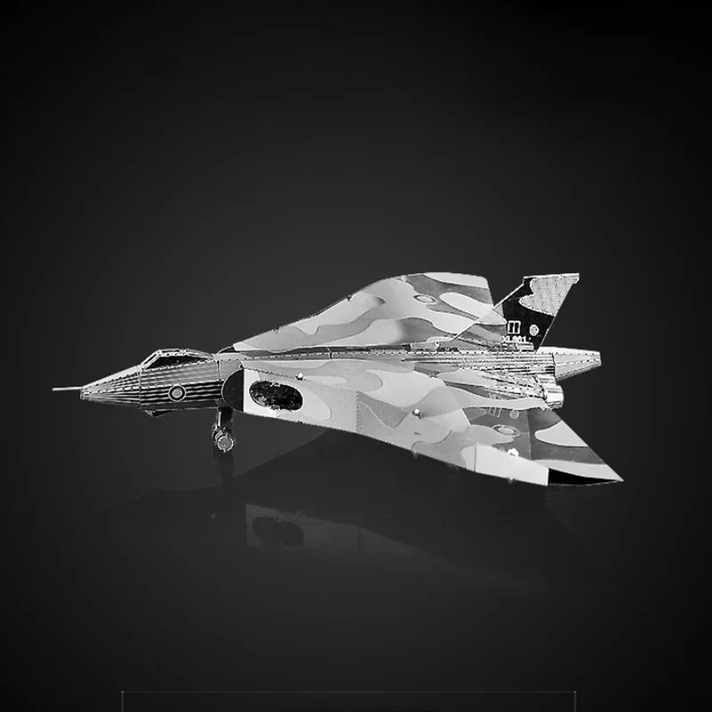 Vulcan bomber 3D Puzzle metalowe zestawy modeli DIY wycinane laserowo Puzzle wyrzynarka zabawkowa dla dzieci