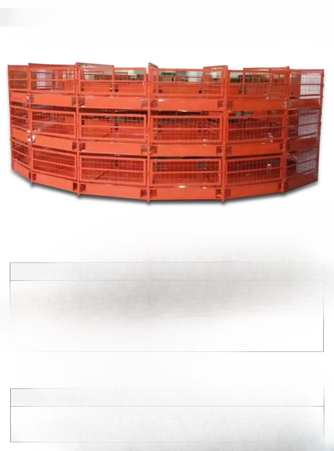 Cage Jiugongge Round Cage Express Rack Sortable Shelf