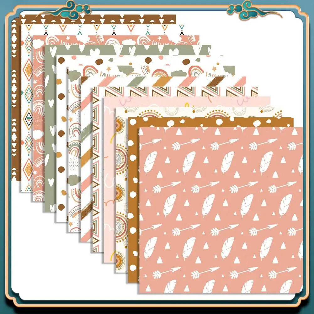 (New)-12Inch X 12Inch Cute Patterned Cardstock Scrapbooking Paper, Cardmaking Craft Paper Pack 24Pcs