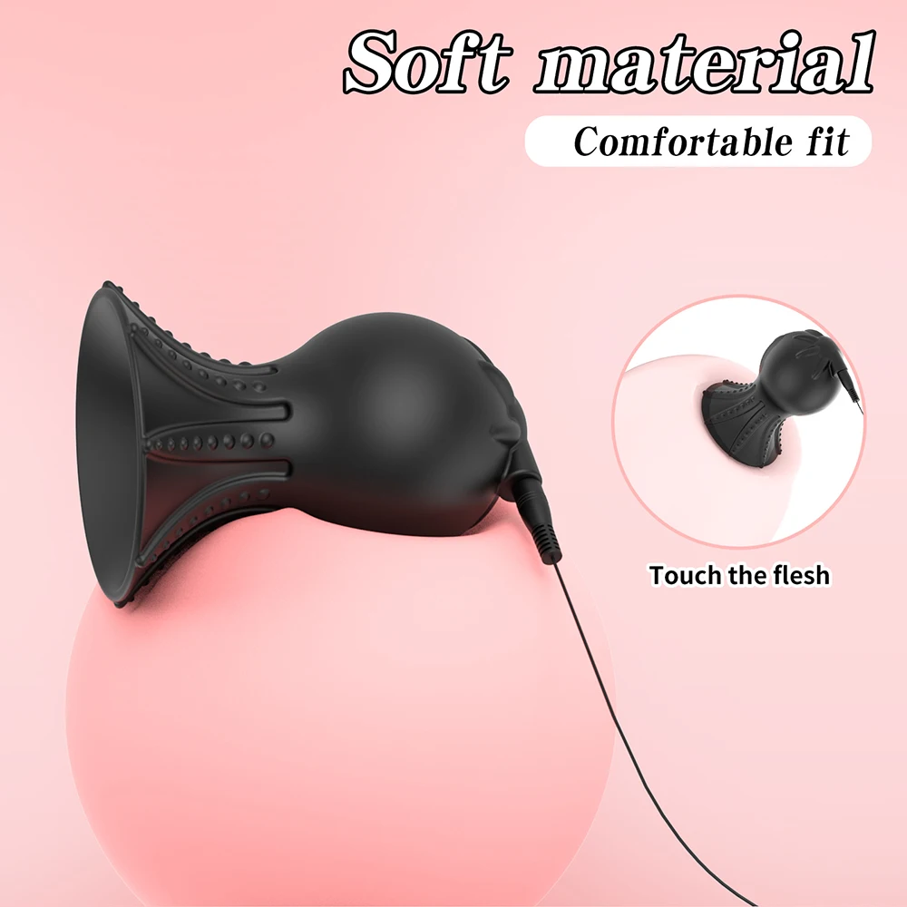 Sex Toys Tools Electric Shocker Nipple Sucker Clamps Electro Stimulator Nipples Pussy Breast Clit Masturbator Bdsm Sex Toy view 5