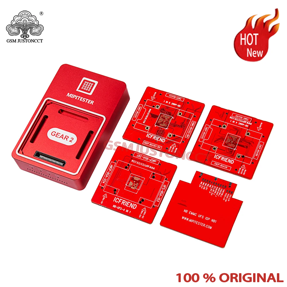 

2024 NEWEST Original MIPITESTER / MiPi Box Max Programmer /GEAR2+NB UFS-4IN1+EMMC-13IN1-SOCKET PCB+ISP-NB1 Socket+Adapter Tool