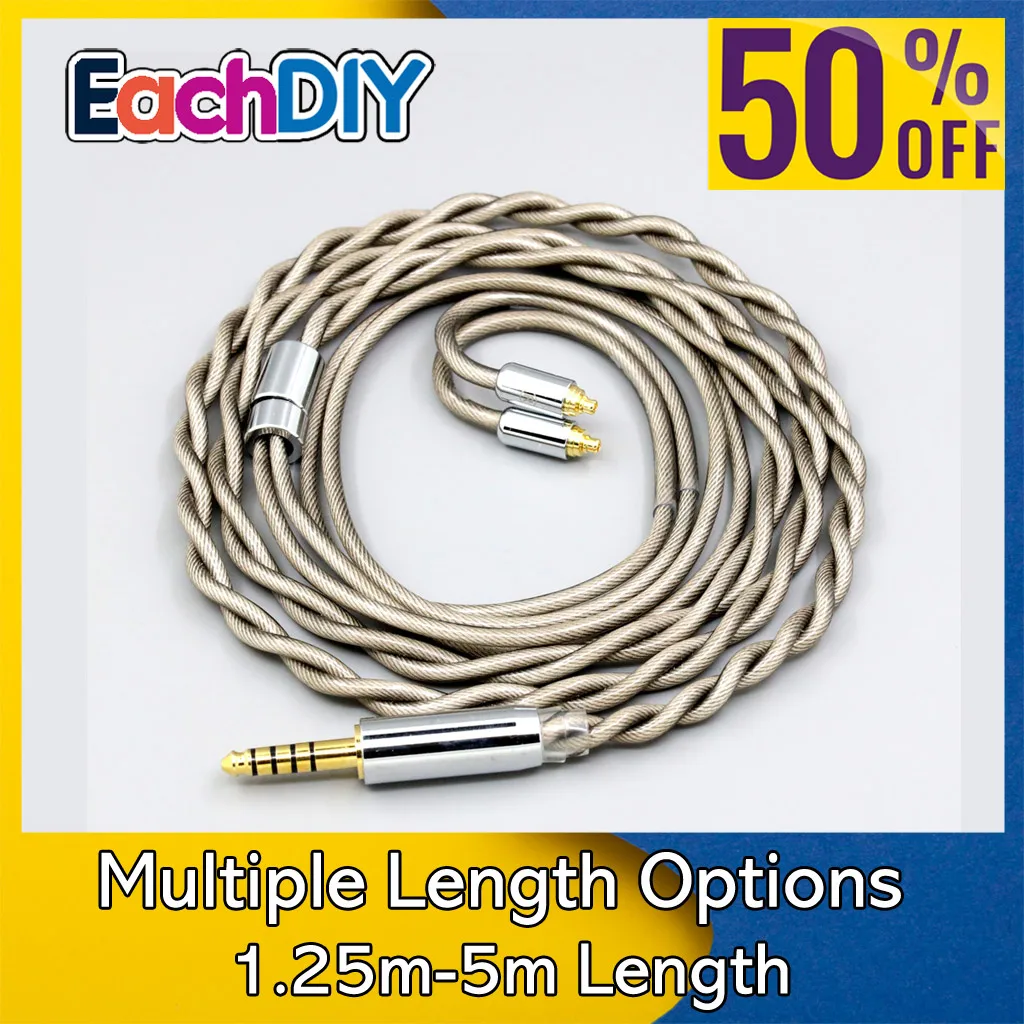 

7n Litz OCC Type6 756 core Silver Plated Hifi Earphone Cable For AKG N5005 N30 N40 MMCX LN007850