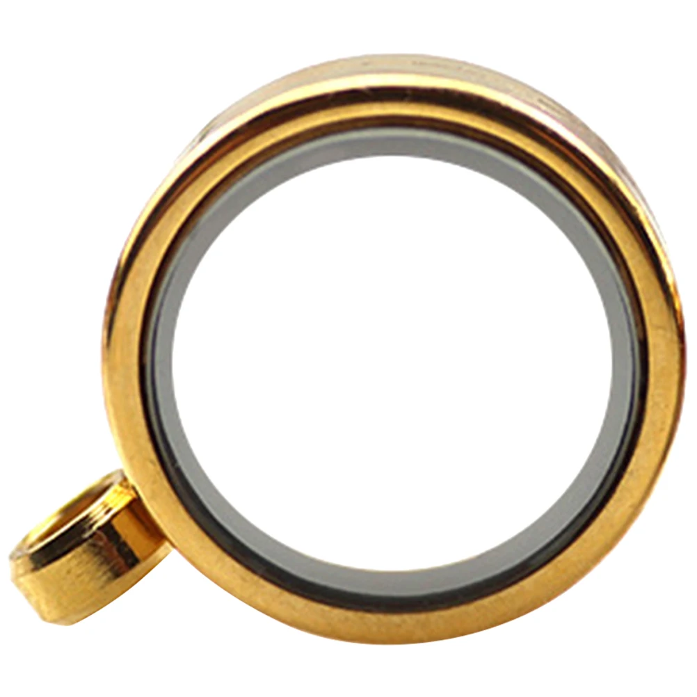 จี้ล็อกเก็ตสแตนเลสแบบเปิดได้ พร้อมช่องใส่กระจก ใส่รูปได้สองด้าน สำหรับทำเครื่องประดับ DIY ของขวัญ