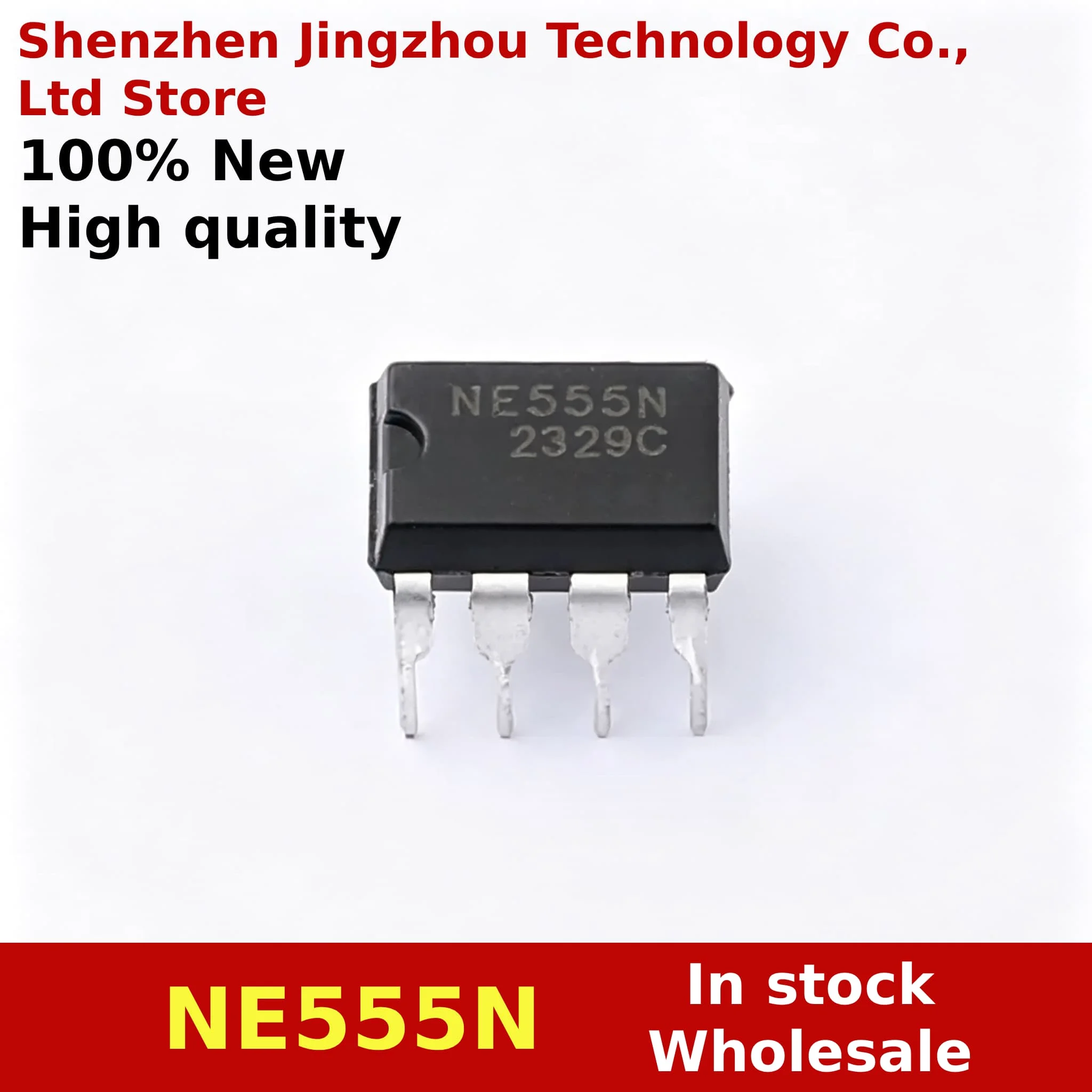 (10PCS) 100% New NE555 NE555P NE555N ne555 DIP-8 Timing Chip ne555 Chip In Stock