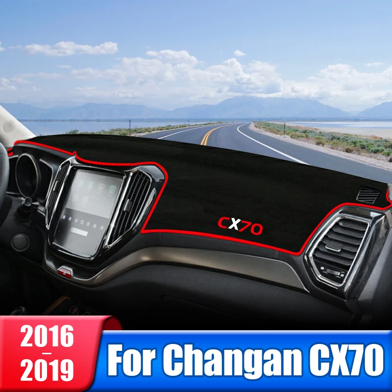 

Car Dashboard Cover For Changan CX70 2016 2017 2018 2019 Instrument Desk Sun Shade Mat Non-slip Pad Accessories