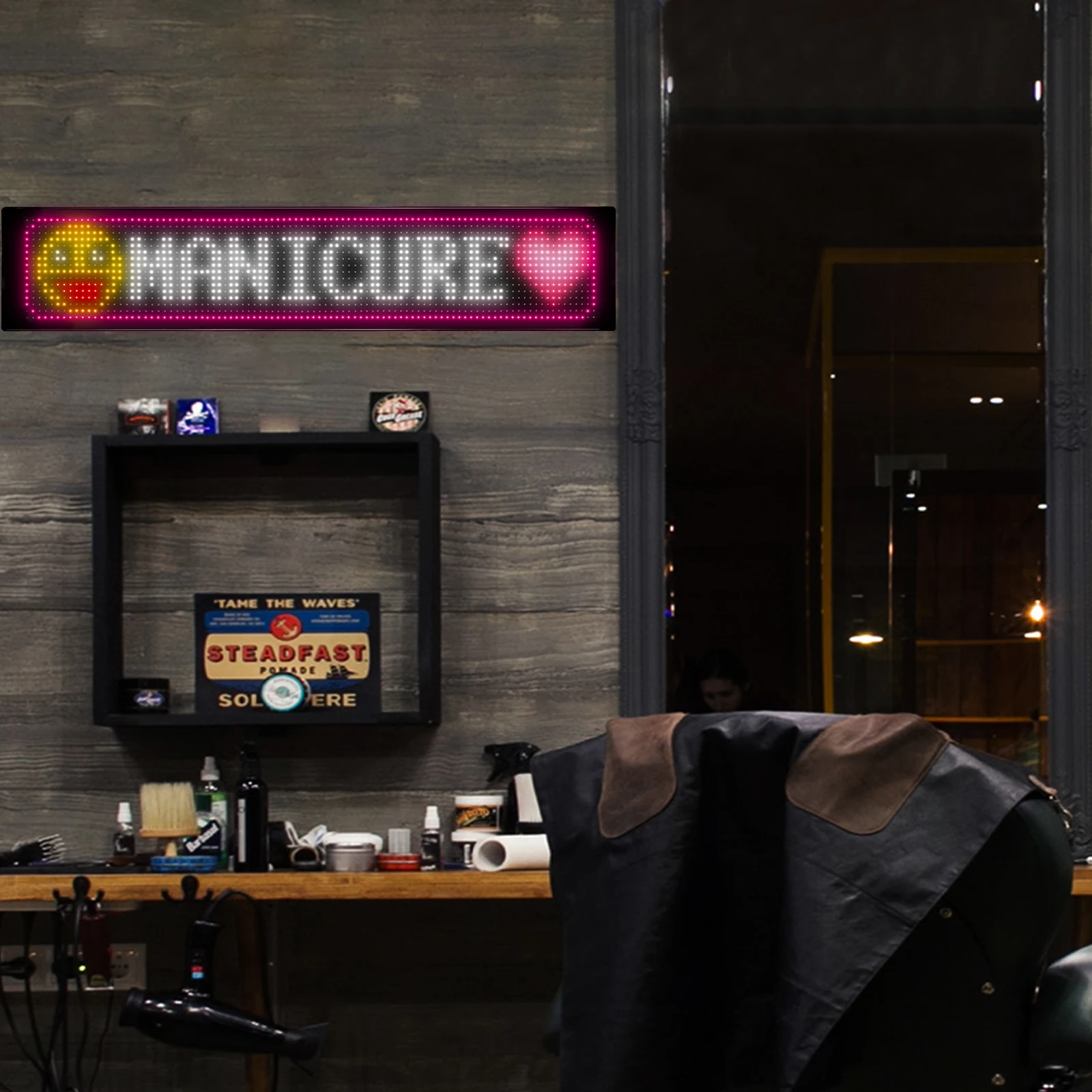 Flexible LED Matrix Pixel Panel Car Eyes and Truck Eyes Flexible USB 5V Led Display Screen Text Animation Bluetooth App Control