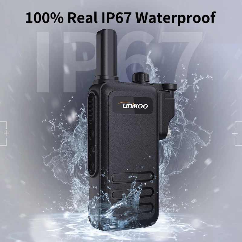 UNIKOO UK272 Walkie Talkie Long Range IP67 Waterproof 2 Pcs Durable Portable ht Two-way Radio Transceiver for Hunting Camping