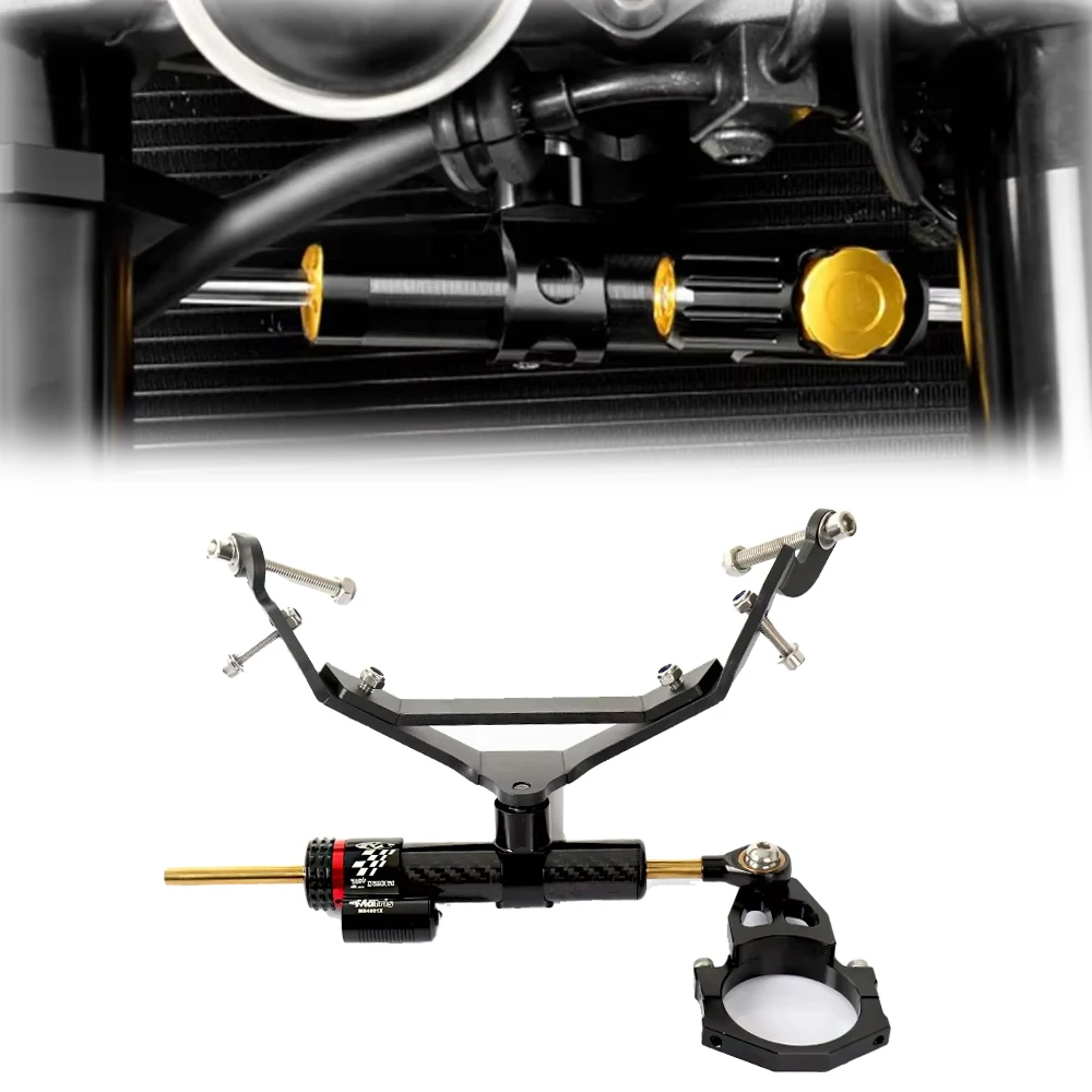 

For Kawasaki Z900RS z900rs Z 900 RS 2018-2024 New Motorcycle Steering Stability Damper bracket Mounting kit Accessories