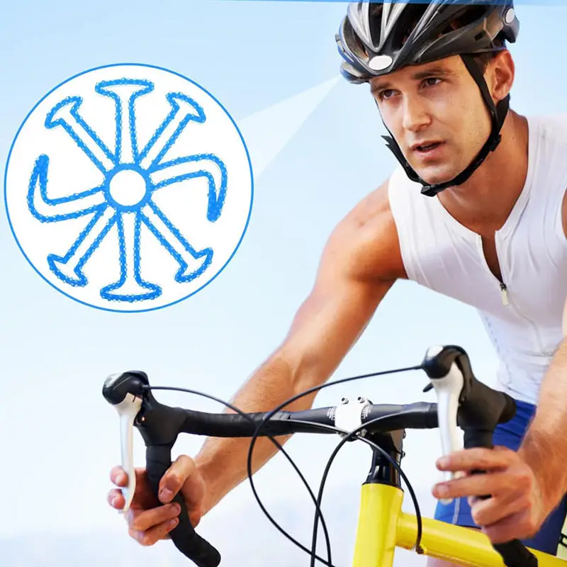 

Flexible Helmet Anti-deformation Inner Silicone Pad Ventilate Helmet Liner Pad Helmet Padding Motorcycle Bike Helmet Accessories