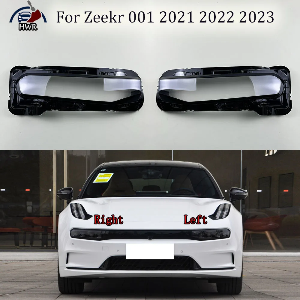 

Front Headlamp Transparent Cover Lampshade Lamp Shell Masks Headlight Shade Lens Plexiglass For Zeekr 001 2021 2022 2023