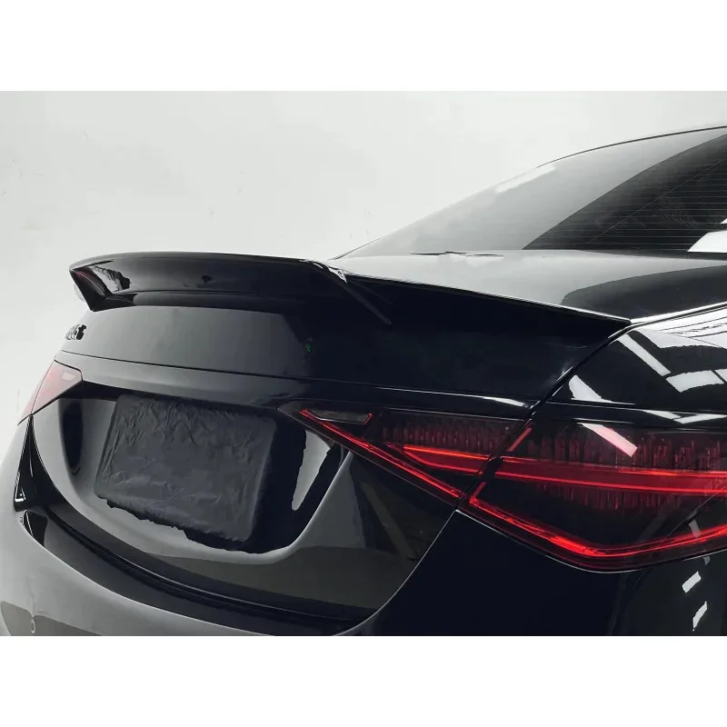 

New Glossy Black S Class W223 Rear Spoiler Wing to B Style Rear Wings S63 S500 Black Roof Wing Spoilers