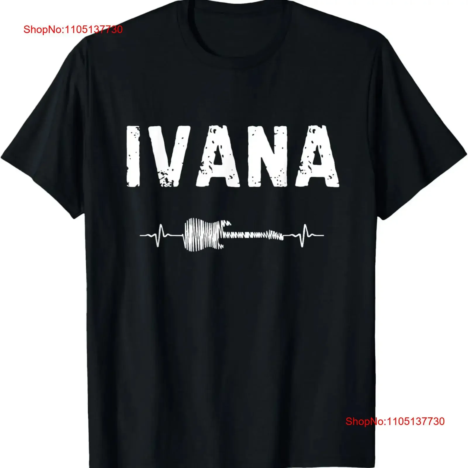 Ivana guitarra batimento cardíaco música guitarrista retro vintage t camisa vintage lavado gráfico esticado topo para uso diário unisex