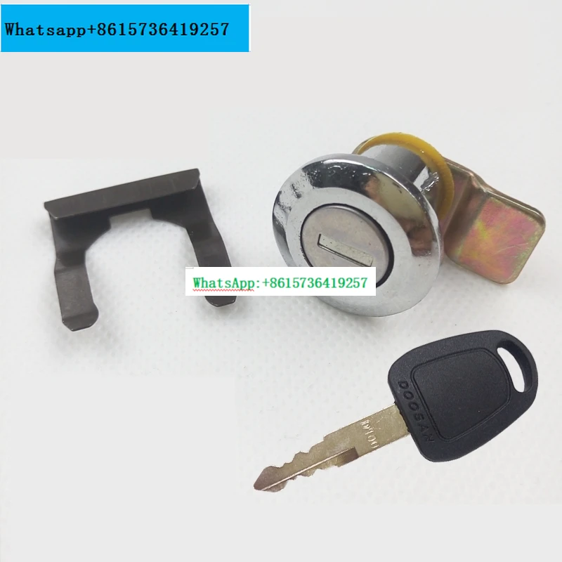 For Daewoo 150 220 215 225 300-7 Doosan Excavator Side Door Lock Toolbox lock cylinder Key Excavator Accessories