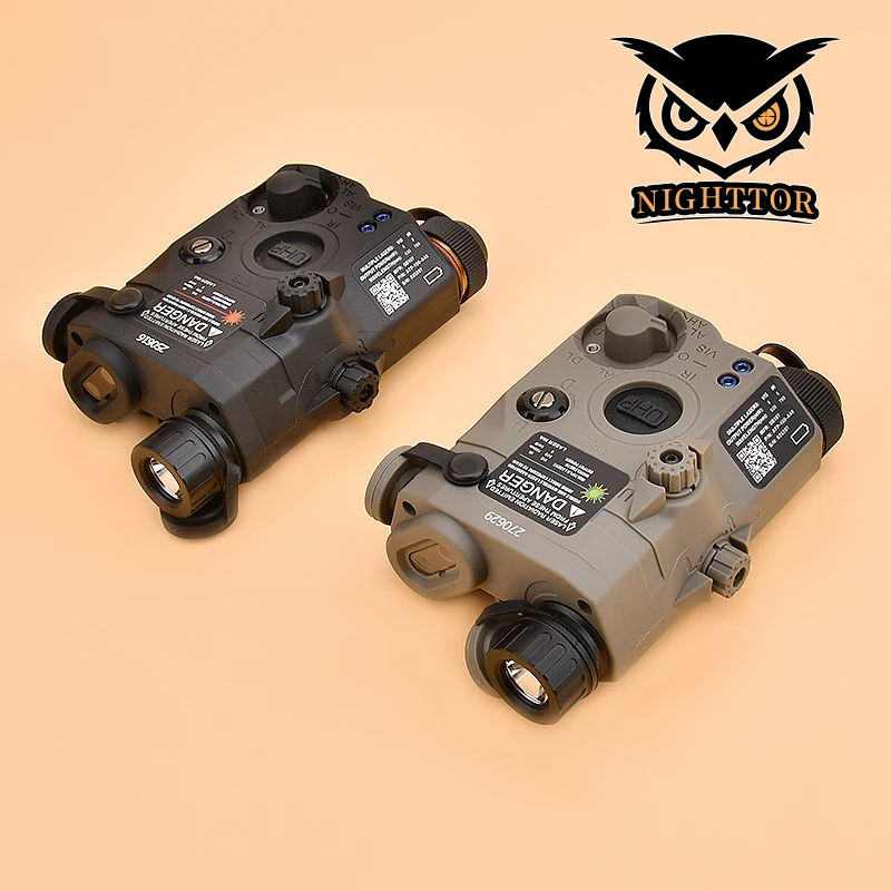 

WADSN Tactical PEQ-15 IR Illuminator Red Green Dot Optical Aim Light Fit 20mm Standard Rail Outdoor Sport Decor Accessories
