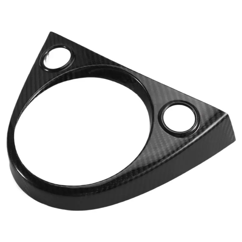 

Hard Dry Carbon Fiber Car Gear Shift Panel Trim Sticker AT/MT For Abarth 595 695 For Fiat 500