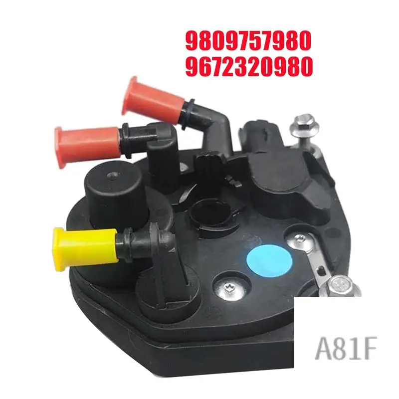 

9809757980 Fuel Filter Head Housing Cover For Citroen C3 C4 C5 207 208 3008 5008 9672320980 Diesel Filter Cap