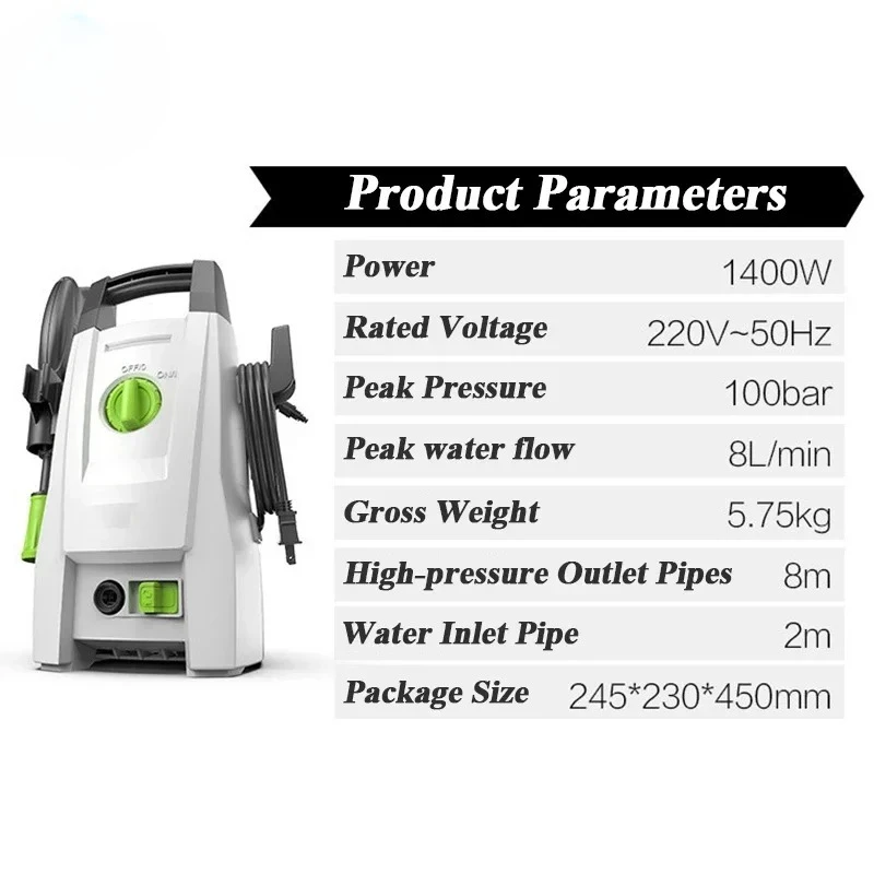 Multifunctional Portable High-pressure Washers Household Car Washes Cleaning Machine