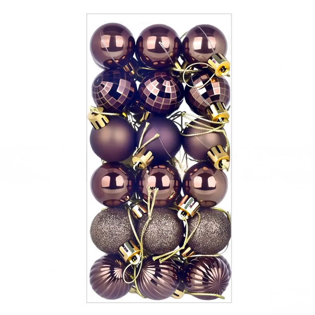36 Stück 3CM Weihnachtskugeln Christbaumschmuck Anhänger für Heim-Party-Dekoration 2026 Neujahr Navidad Geschenke Ornamente Zubehör – Detail 10
