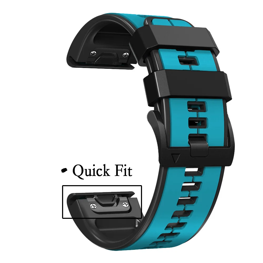 Быстросъемный ремешок 26/22 мм для Garmin Enduro 1/2 |   Замена силиконового ремешка для часов Garmin EPIX Gen2 для Garmin Quaitx 3/5