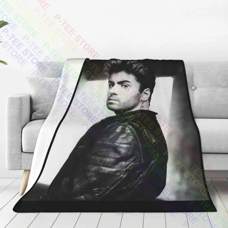 George Michael regalo ideale regalo di compleanno coperta fresca biancheria da letto in peluche sul divano esca in pelliccia sintetica per la casa