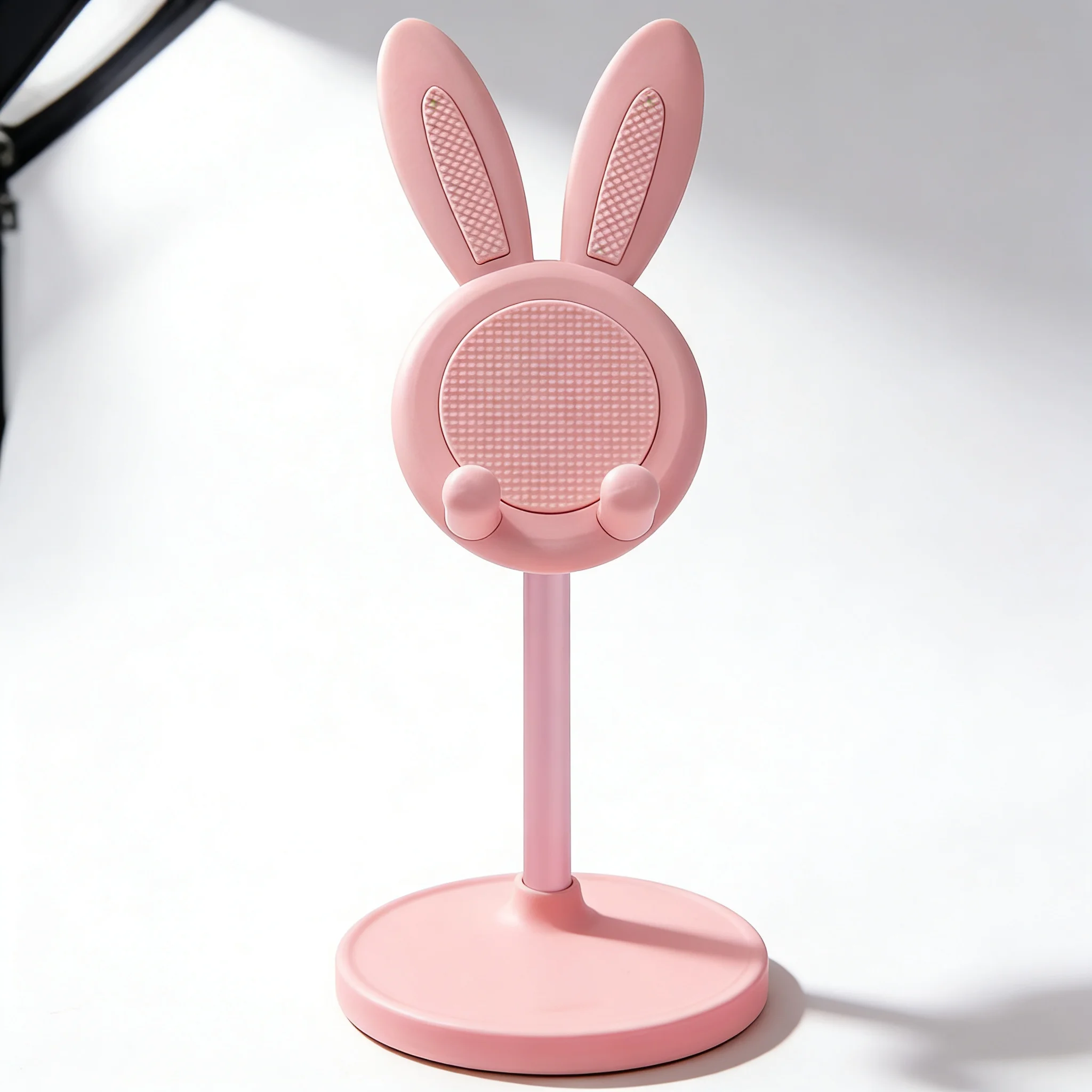 

Desktop Phone Holder, Cute Bunny Design, Home Office Desk, Adjustable Anti-Slip, Universal For Girls
