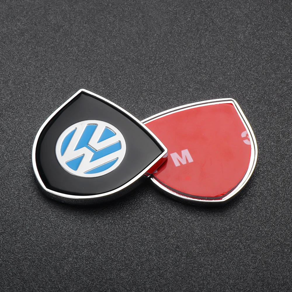 1pc 3D Metal Car Window Trunk Emblem Decor Sticker For Volkswagen Jetta Golf Beetle CC EOS GTI R32 MK4 golf Auto Accessories