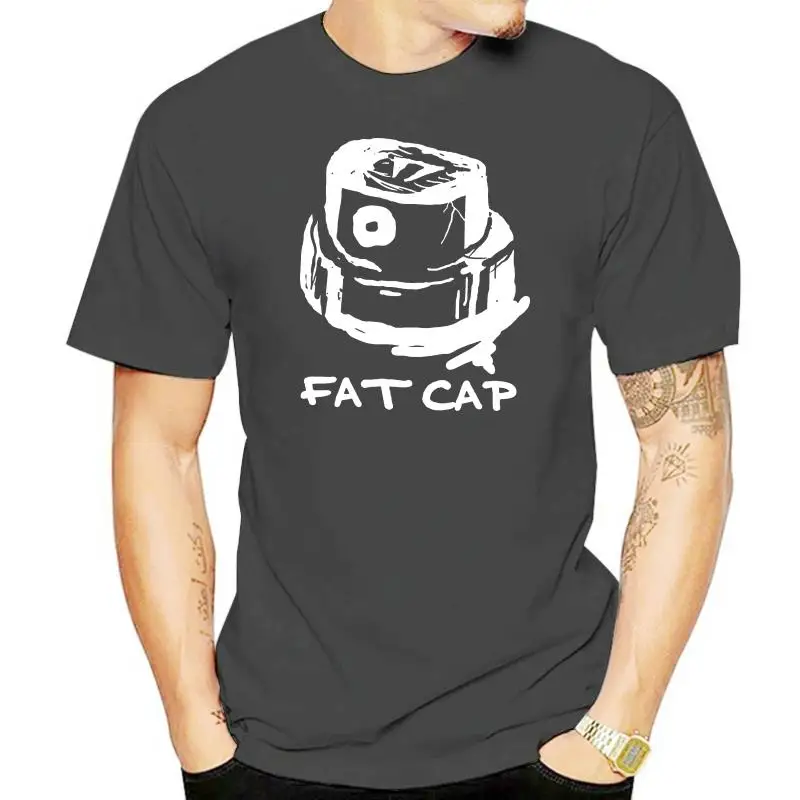 FAT CAP SPRAYPAINT GRAFFITI STREET ART TAGGING BOMBING SCENE T-SHIRT TEE High Quality Men T Shirts top tee