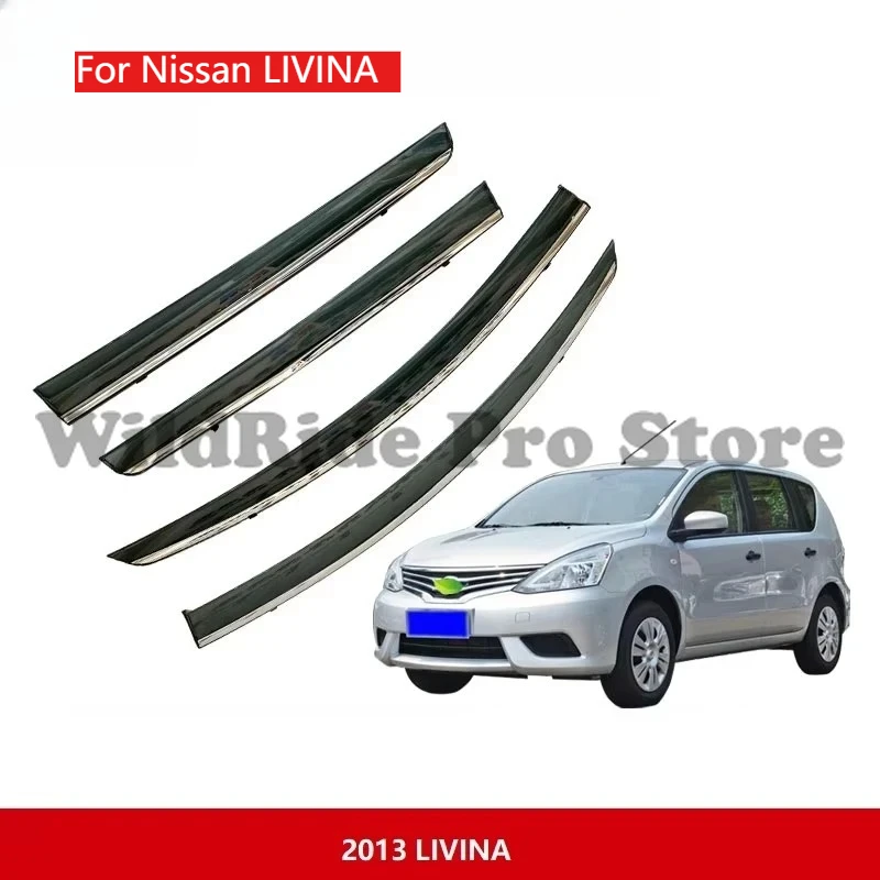 

For Nissan LIVINA Wind Deflector Car Rain Visor Injection Sun Visor Rain Guard Weather Shield