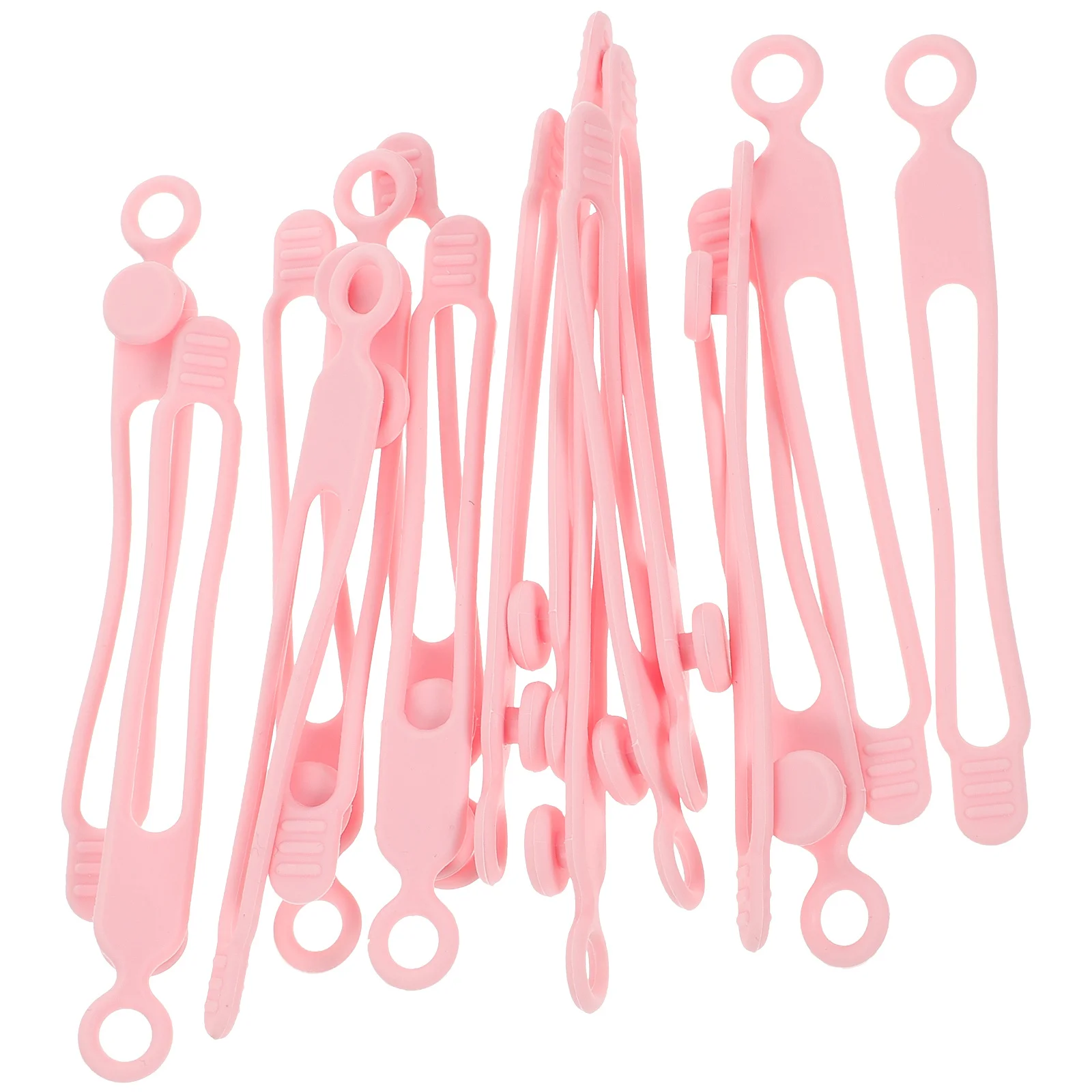 

Cord Management Wire Handler Ties Organizers for Cords Silicone Cable Silica Gel Holders
