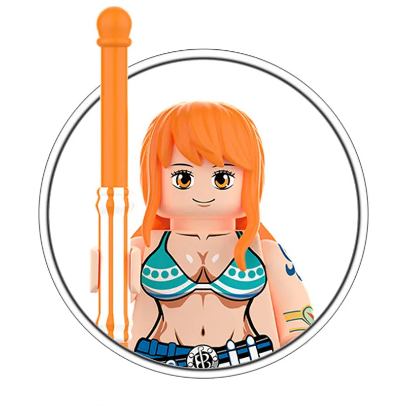 68-teiliges Neues Modell Luffy Zoro Nami Sanji Chopper Bausteine Mini-Actionfiguren Zubehör Halloween Weihnachtsgeschenk
