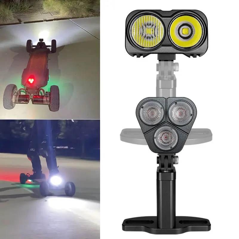 

Custom Head Tail Led Light for Electric Scooter Panel 12V~84v Cree Xhp50.2 5000LM Xp-E2 600LM E Front Skateboard Scooter Light