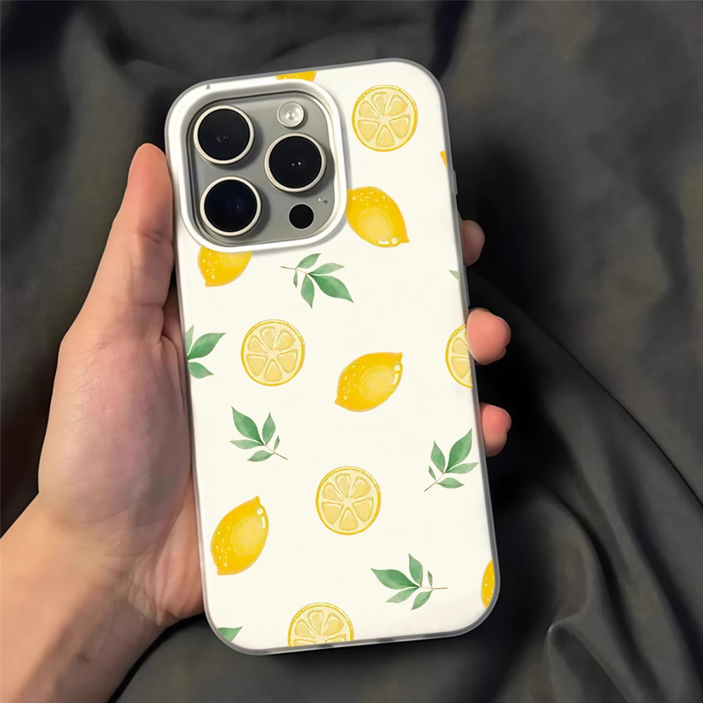 Delicate Mint Citrus Leaves Jelly Phone Case For Samsung Galaxy S26 S25 Ultra S24 S23 S22 Plus A55 A56 A54 A36 A35 A34 A33 Cover