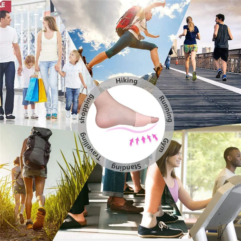 فواصل أصابع القدم من السيليكون A94E - فواصل أصابع القدم للنساء، مصححات أصابع القدم والفواصل للرجال والنساء