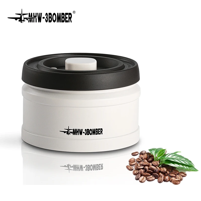 

MHW-3BOMBER Coffee Bean Storage Tank 750ml Vacuum Food Storage Box Food Grade Stainless Steel Sealed Tank Kitchen Accessories