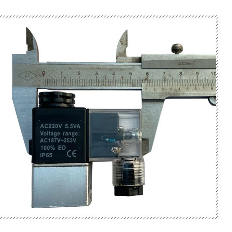 1 Stück AC220 V 5,5 VA Luftkompressor Magnetventil ölfreie Luftpumpe Entladung Auslassventil