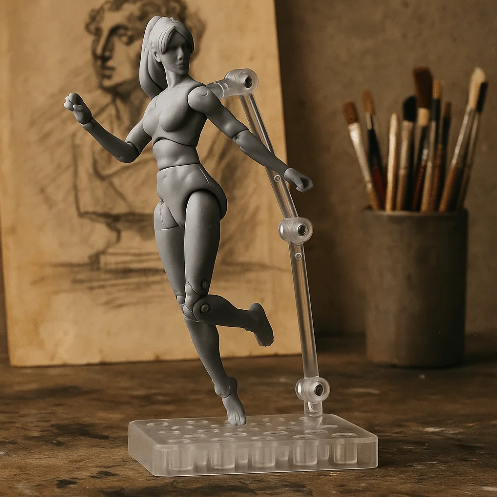 Move Action Figure Skin Nude Handmade Detachable Male Femalew Body DIY Professional Mannequin 1/18 Scale Model Fans